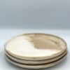 Beige and white small plate - obrazek 2