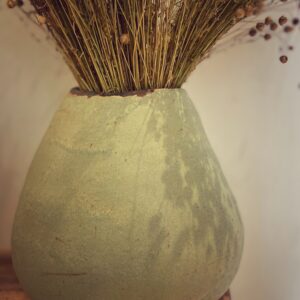 Flower Vase Green Lavend