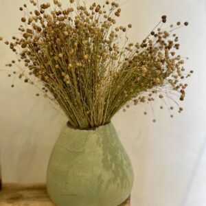 Flower Vase Green Lavend