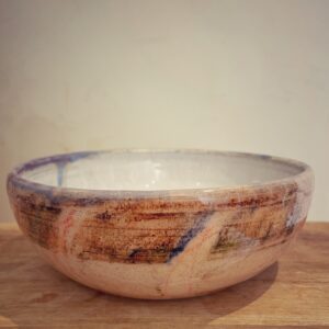 Cereal bowl moon and woman